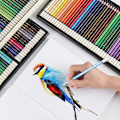 Miniatyrbillede 5 af 8: 120 forskellige farveblyanter Kunstnermaler Tegneblyant til Sketch School Art Supplies