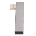 Pikkukuva 7 / 8: USB3.0-keskitin Mini 3 in 1 1xUSB3.0 2xUSB2.0 5Gbps alumiiniseoksesta kannettava nopea USB monitoimikeskitin