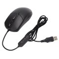 Miniatyrbilde 3 av 8: Oppvarmet mus 3 nivåer Justerbar svart Ergonomisk 1600DPI kablet oppvarmingsmus for Windows for OS X System Desktop Laptop
