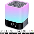 Miniatyrbillede 1 af 5: Touch Kontrol Sengelampe Bluetooth Højttaler, 28 LED Farveskift