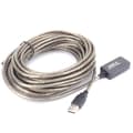 Miniatyrbilde 3 av 7: 10M USB 2.0 Type A Hann til Hunn Skjøteledning Kabel Svart