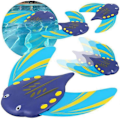 Miniatyrbild 3 av 5: Leksaker för dykning i poolen för barn, undervattensleksaker för poolen, Stingray undervattensglidare självgående