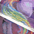 Miniatyrbilde 5 av 8: 432 hullers diamantmaleri linjal metall diamant broderi mesh linjal hjelpemiddel prikkverktøy