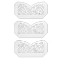 Miniatyrbilde 1 av 8: 3 stk metallskjærende maler Multipurpose karbonstål preging mal for DIY Scrapbooking fotoalbum