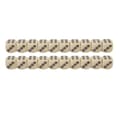 20 stk. sekssidede terninger 16mm Hvid Perle Korn Cirkel Prikker til Bordspil Matematik Undervisning