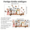 Miniatyrbild 2 av 5: Väggdekal \"Jag älskar mitt kök\", avtagbar, självhäftande