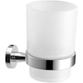 Miniatyrbild 1 av 5: Väggmonterad tandborsthållare, frostat glas, 1 st (220210 enkel kopp)