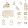 Miniatyrbilde 1 av 4: Eid Ramadan-dekorasjon, DIY-trepynt, for hjemmet Ramadan-håndverksdekorasjon, borddekorasjon