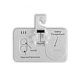 Miniatyrbilde 5 av 5: Kjøleskapstermometer, frysertermometer med lettlest LCD, intelligent med krok