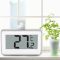 Miniatyrbilde 4 av 5: Kjøleskapstermometer, frysertermometer med lettlest LCD, intelligent med krok
