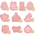 Miniatyrbillede 1 af 5: Børne cookieforme, plastik cookieforme, 10-delt cookieforme, bløde sukker cookieforme, cookie bageforme