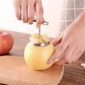Miniatyrbillede 2 af 5: 2 stk. rustfrit stål multifunktionel æble- og pærekerneudskiller køkkenredskab, æblekerneudskiller
