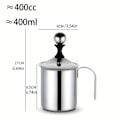 Miniatyrbilde 3 av 5: Dobbel filter manuell melkeskummer kaffeutstyr