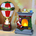 Miniatyrbild 5 av 5: Juldekorationer Luftballong Snögubbe Hartsornament Nattljus Julgåva