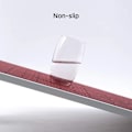 Miniatyrbilde 5 av 5: 6x Plassmatter, Vevde Plassmatter, Vaskbare, Sklisikre, Slitestyrke, Varmebestandige, for Kjøkken, Spisebord, Hotell, Plassmatter 30 x 45 cm, Rødvin