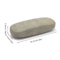 Miniatyrbillede 2 af 4: 2x Hardcase Brilleetui, Brilleetui Boks Bærbar Hard Brilleetui til de fleste briller og solbriller, Sort+Grå