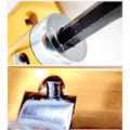 Miniatyrbild 3 av 5: Automatisk dörrstängare i aluminiumlegering, lätt inomhusdörr yta justerbar dörrstängare