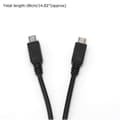 Miniatyrbillede 4 af 5: 38 cm Bærbar USB Han Universal Micro USB Dobbelt Han Y-Type Adapter Splitter Kabel