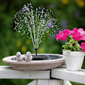 Miniatyrbillede 4 af 5: Solcelledrevet springvand til damvandpumpe, solcelledrevet havefontæne, lille springvand, vandpumpe, solcelledrevet springvand til havedekoration, minidam, fuglebad (16 cm)
