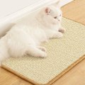 Miniatyrbillede 1 af 5: Kradsebræt til katte, naturligt kradsebræt i sisal 50x80 cm, holdbart kattemøbel dør måtte sisal måtte kradseunderlag til katte
