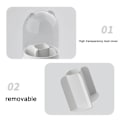 Miniatyrbillede 3 af 5: Make Up Organizer 360 Rotatable, Brush Holder Cosmetics, Make Up Brush Storage, Cosmetic Dressing Table Organizer, White
