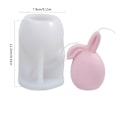 Miniatyrbillede 2 af 5: 1 stk. kanin silikoneform støbeform, kaninform, kanin bageform