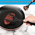 Miniatyrbillede 4 af 5: Multifunktionel omelet-holder med clip-design til nem rotation