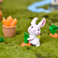 Miniatyrbillede 2 af 5: 6 stk. søde tegnefilmskaniner, borddekoration, påskepynt