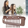 Miniatyrbild 4 av 5: 5x hårförlängningsklämmor, hårklämmor hårförlängningsklämmor för extensions flätade, perukklämma (brun)