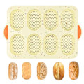Miniatyrbillede 1 af 4: Mini baguette bageplade, non-stick pande med huller, brødbageplade, bagning af baguette