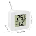 Miniatyrbild 5 av 5: , 4 stycken termometrar för inomhusbruk, digital rumstemperaturmätare, LCD intelligent hygrometer