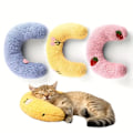 Miniatyrbild 1 av 5: Mjuk kattkudde, mjuk plyschleksak, kudde för katt