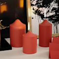 Miniatyrbild 3 av 5: 4 st ljusformar, 3D cylindrisk ljus silikonform, bubbla silikonform ljusform, ljustillverkningsform, DIY aromaterapi ljusform