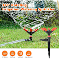 Miniatyrbillede 2 af 5: 360 ° automatisk roterende sprinklerhoved med dyse, justerbar