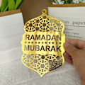 Miniatyrbilde 2 av 5: 4x  Hengende ornament, Akryl  dekorasjon, Halvmåne stjerner stil lysform for Ramadan  dekorasjoner
