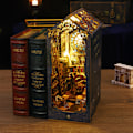 Miniatyrbild 4 av 4: Handgjord DIY-hus, 3D-monteringsbokhus