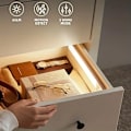 Miniatyrbilde 3 av 5: LED-nattlys med bevegelsessensor, magnetisk, oppladbar