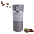 Miniatyrbild 1 av 5: Termosmugg 380ML Kaffeemugg Takeaway Kaffeemugg Dubbelskikts Resmugg Termosmugg Kyl Dryck (Grå)