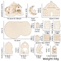 Pikkukuva 2 / 4: Eid Ramadan -koriste, DIY-puukoristeet, kodin Ramadan-askartelukoristeluun, pöytäkoristelu
