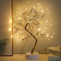 Miniatyrbild 2 av 2: LED-trädlampa med guldfolie: USB och touch-switch, perfekt för hemdekoration, bröllop, jul