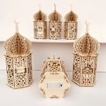 Miniatyrbild 5 av 5: Dekoration, dekorativa lampor, lyktor, LED DIY-lampor, LED-nattlampor, 24x10 cm