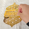 Miniatyrbilde 4 av 5: Hengende ornament, akryldekorasjon, halvmåne-stjernestil lysform for Ramadan-dekorasjoner