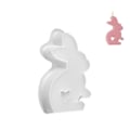 Miniatyrbillede 1 af 5: 1 stk. kanin silikoneform, støbeform, kaninform, stearinlysform, kaningips, sojavokslys, håndværk