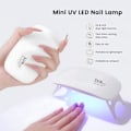 Pikkukuva 4 / 5: Mini LED -kynsilamppu, kompakti ja kevyt, USB-kaapelilla
