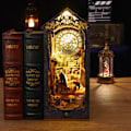 Miniatyrbild 3 av 4: Handgjord DIY-hus, 3D-monteringsbokhus