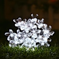 Miniatyrbillede 2 af 5: LED solbærkirsebær lyskæde, 7m50 lys, 8 tilstande