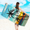 Miniatyrbild 1 av 5: Mikrofiberhanddukar, strandhandduk xxl, strandhanddukar, strandhandduk, strandfilt, perfekt för stranden, stor badhandduk, 150 x 70 cm