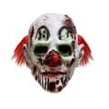 Halloween-rekvisita, läskig ond clownmask