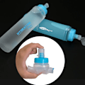 Miniatyrbilde 4 av 5: 400 ml myk sportsflaske i T人造皮革, sammenleggbar for turgåing, sykling og klatring