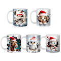 Miniatyrbilde 3 av 3: Kaffe kopp, 3D julekopp, melkekopp, tekopp, dekorasjon, julegave til venner